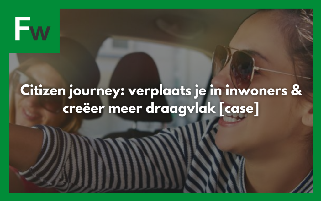 Inspiratie - Frankwatching artikel: citizen journey [case]