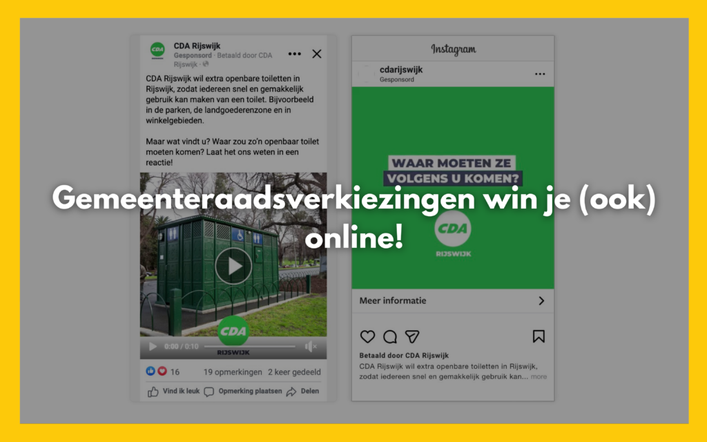 Inspiratie - gemeenteraadsverkiezingen campagnes