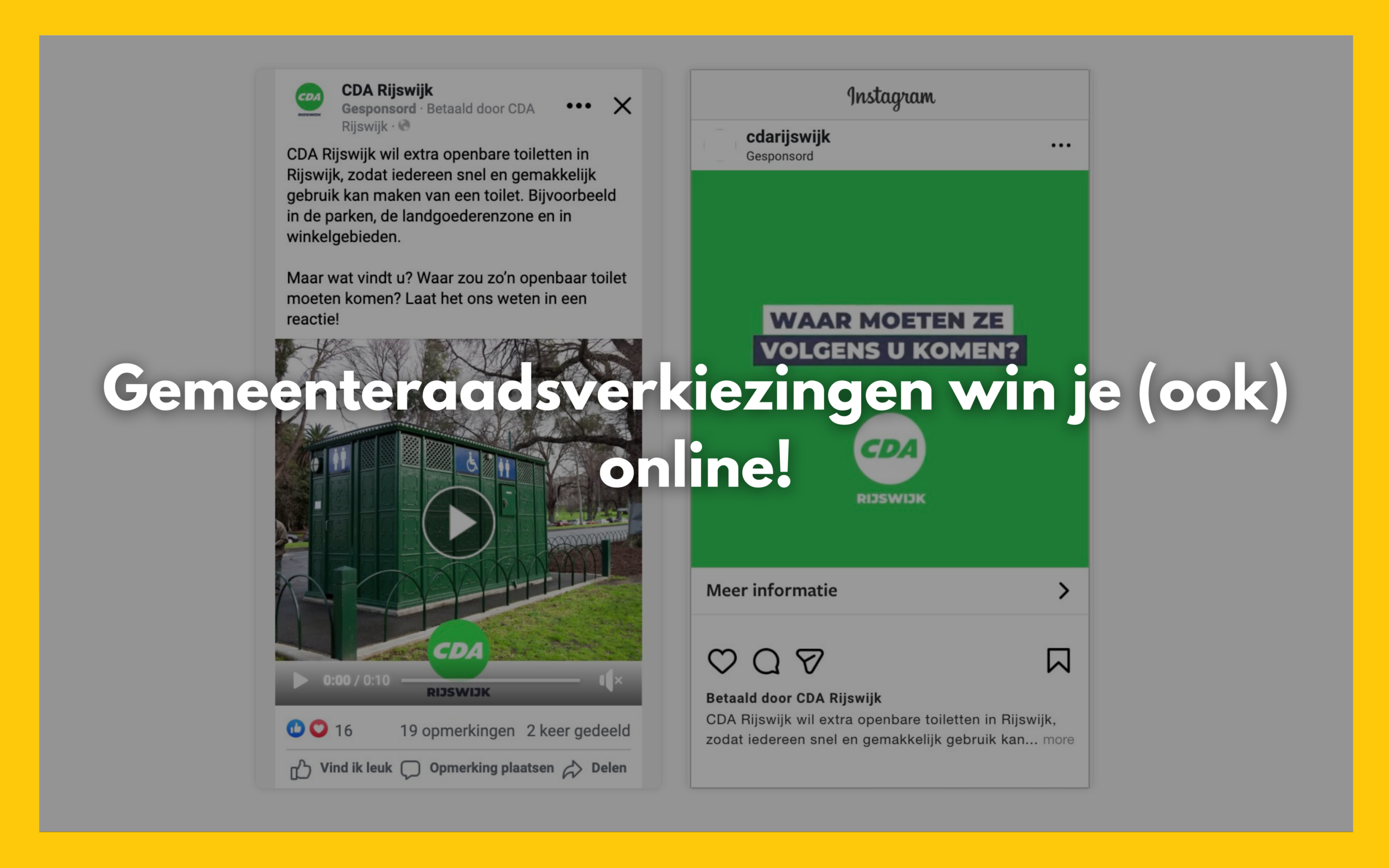 Inspiratie - gemeenteraadsverkiezingen campagnes